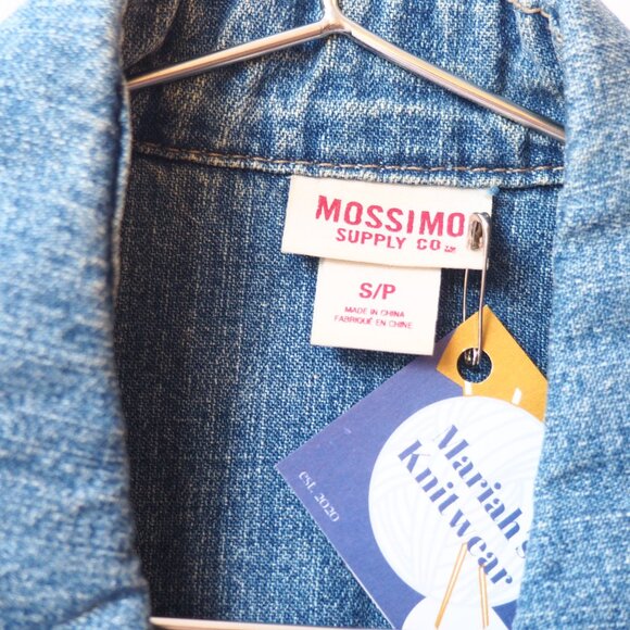 Mossimo Sleeveless Button-Up Denim/Jean Jacket/Vest - Picture 2 of 5
